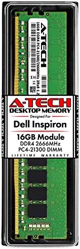 A-Tech 16GB RAM עבור Dell Inspiron 3470, 3471, 3670, 3671, 5680 | DDR4 2666MHz DIMM PC4-21300
